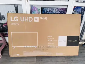 Unveiled Glossy Black UHD Smart Lg Uq70003 55”