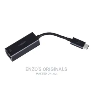 USB-C to Gigabit Ethernet Rj45 Lan Adapter Belkin Brand New