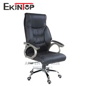 High Back Office Swevil Chair Leather Black