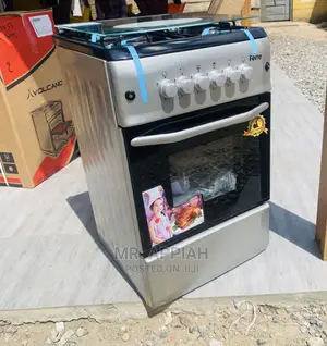 Latest Ferre 50*55 4 Gas Burner With Oven and Grill,Gray.