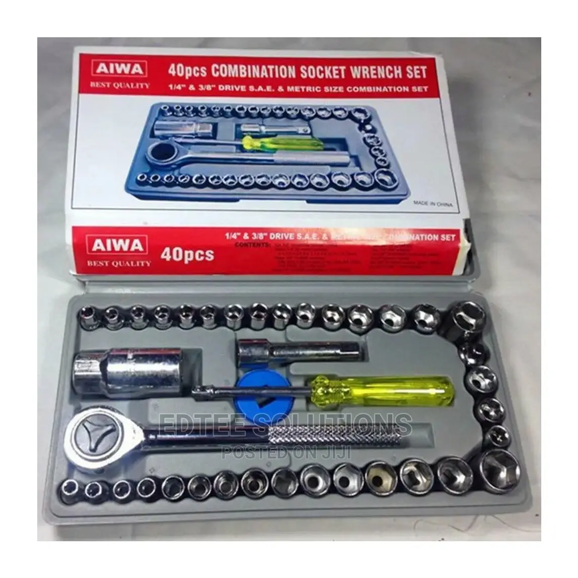Aiwa 40pcs Combination Socket Wrench Set