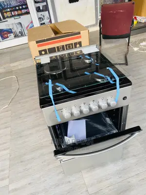 Stainless Steel Volcano 3gas Cooker +1 Electric Cooker,Gray