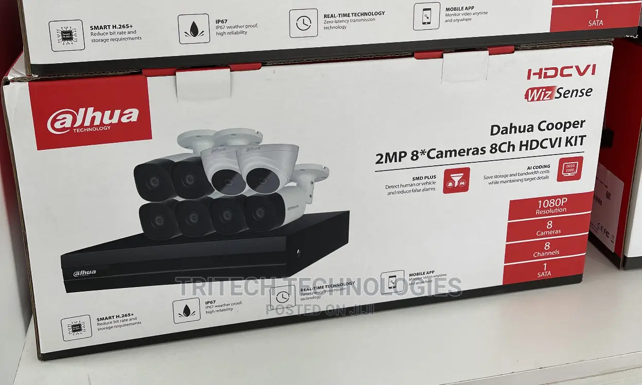 Dahua 8ch KIT 1080P [2mp] With 500gb HDD