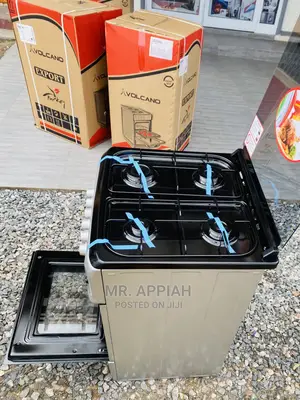 Sealed in Box  Volcano 50x50 4 Gas Cooker(Gray).
