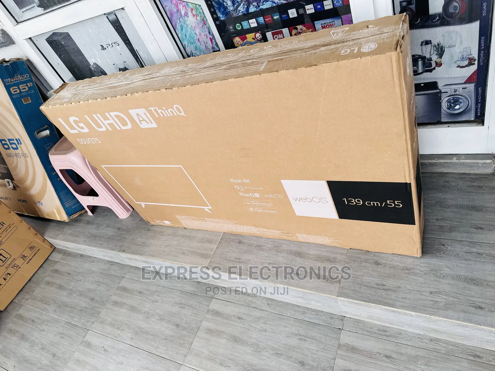 Enhance Your Picture Sound With AI Lg UHD Smart 55”Uq70