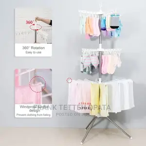 Rotary Clothes Hanging Rack Airer Drying Laundry Rail
