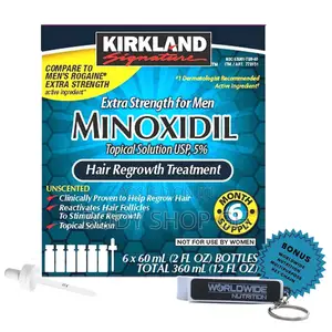 Extra Strength Kirkland Minoxidil Box - Compare to Rogaine