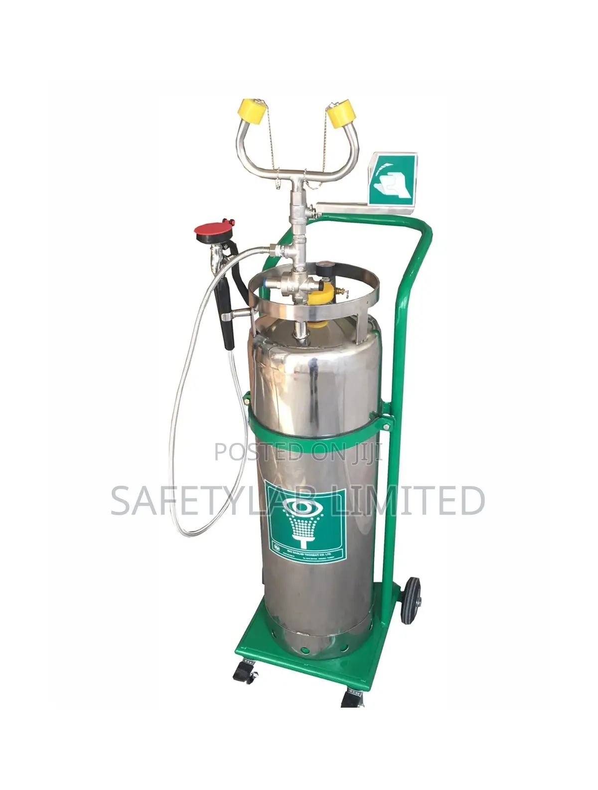 Mobile Portable Emergency Shower Eyewash Stainless Steel
