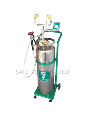 Mobile Portable Emergency Shower Eyewash Stainless Steel