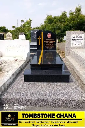 Tombstone With Gold Line