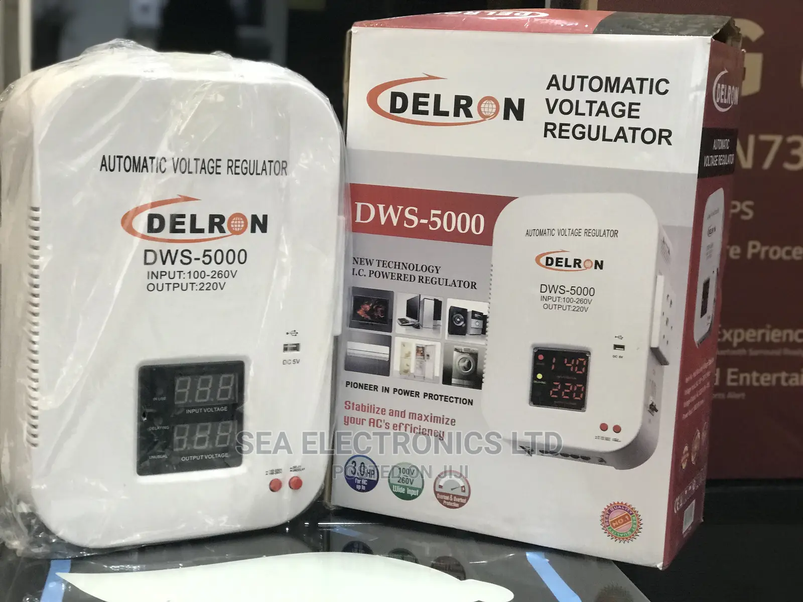 Delron Wall Mounted DWS-5000 Automatic Voltage