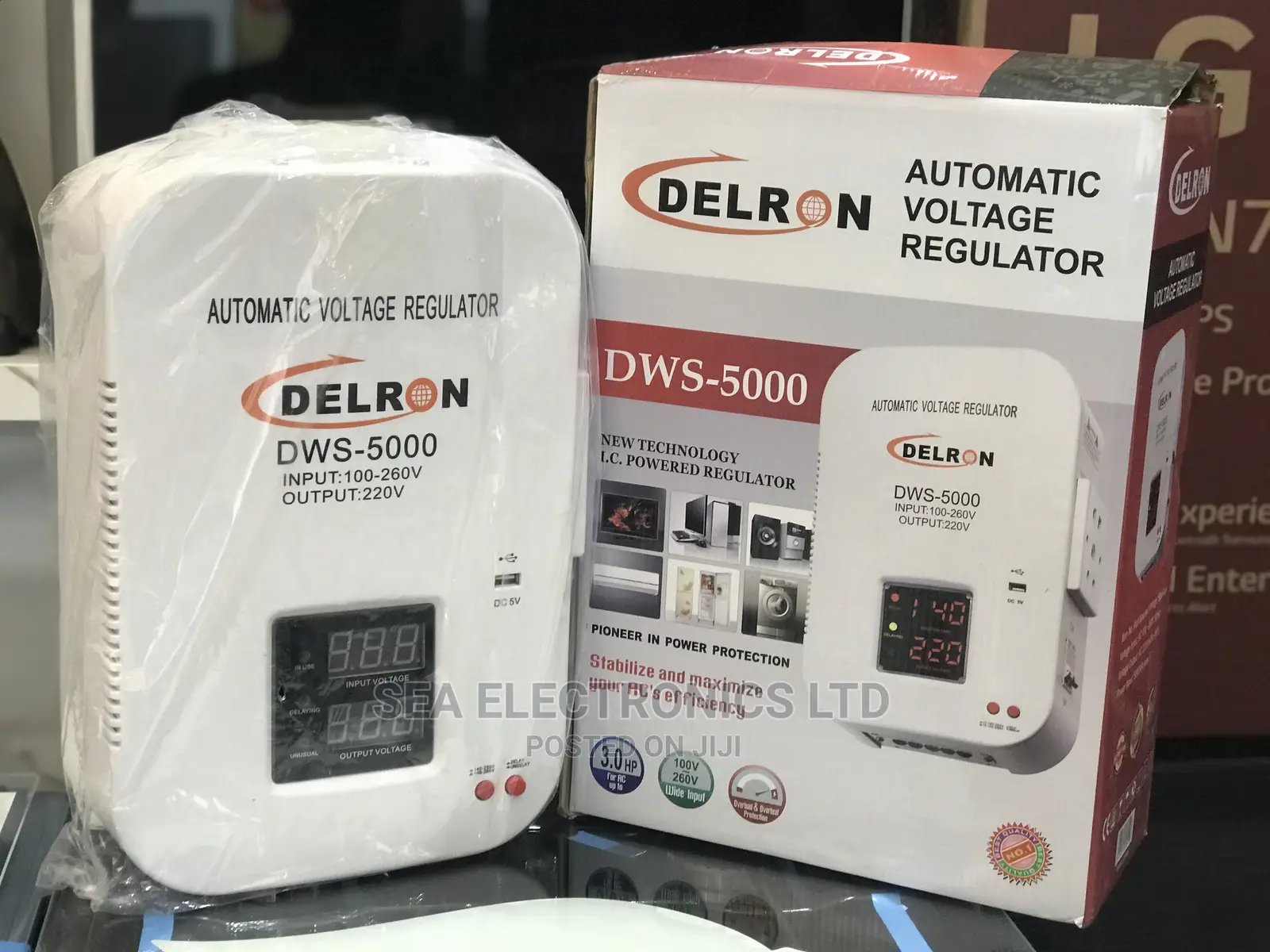 Delron Wall Mounted DWS-5000 Automatic Voltage