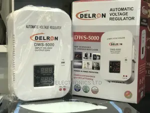 Brand New Delron Wall Mounted DWS-5000 Automatic Voltage