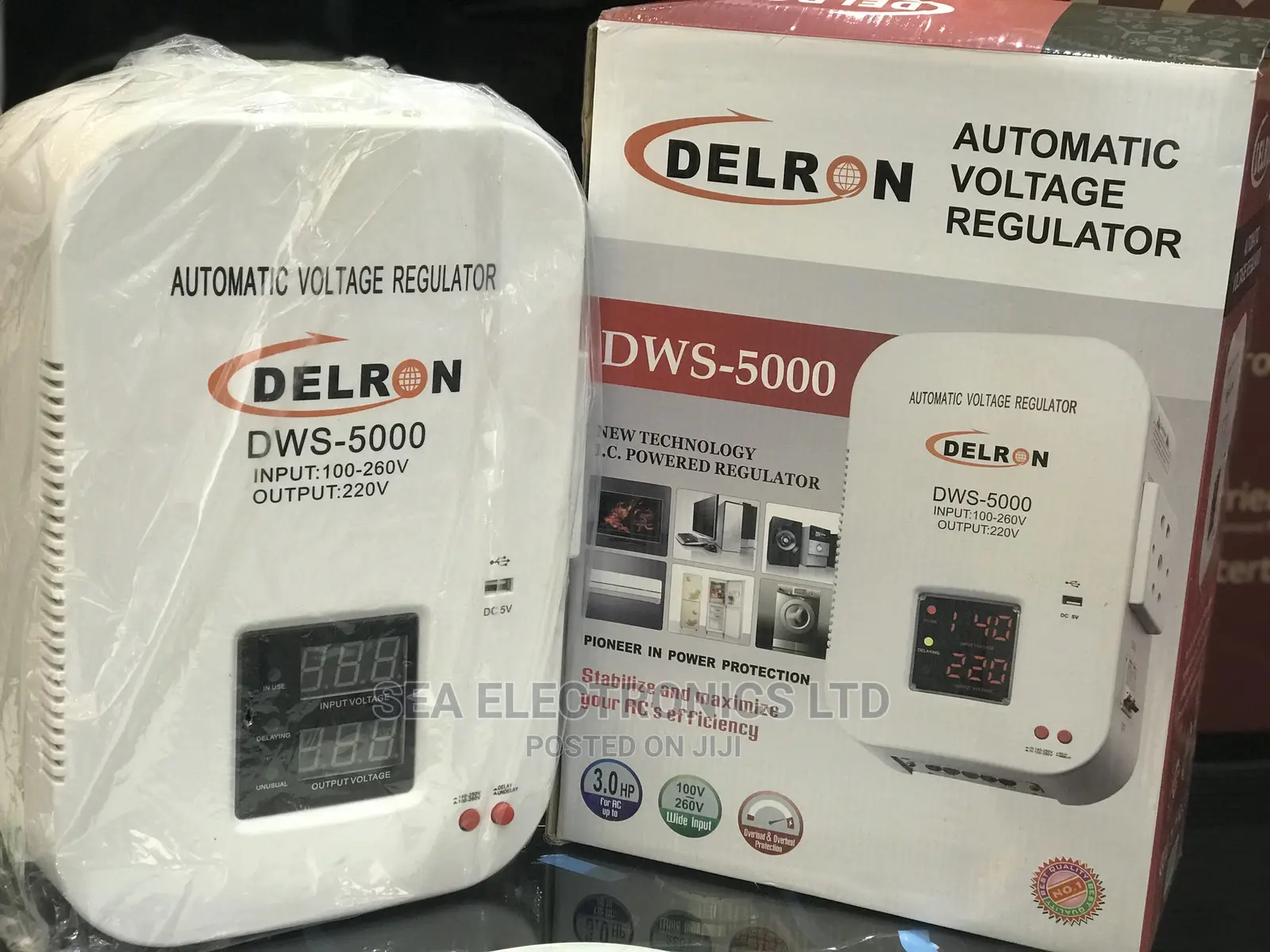 Delron Automatic Voltage Regulator/Stabilizer – 5000VA