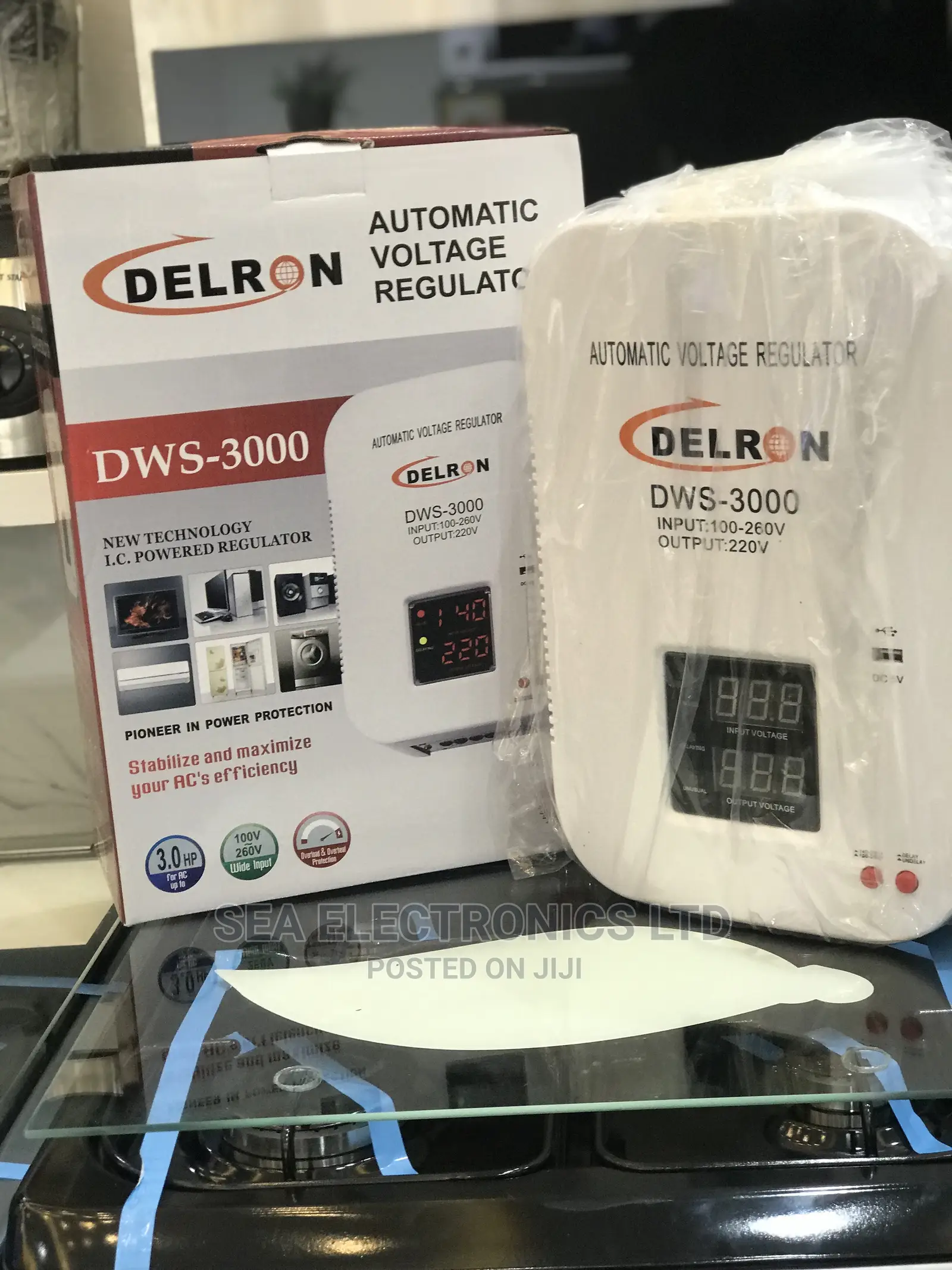 New Delron Wall Mounted DWS-3000 Automatic Voltage Regulator