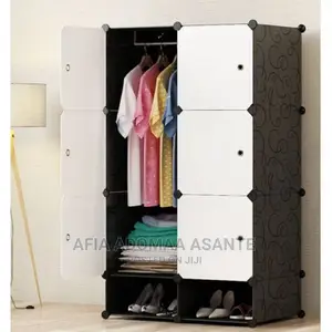 6 Cubes Plastic Wardrobe