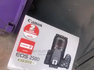 Built in Microphone Canon EOS 250D DSLR Camera With 18-55mm