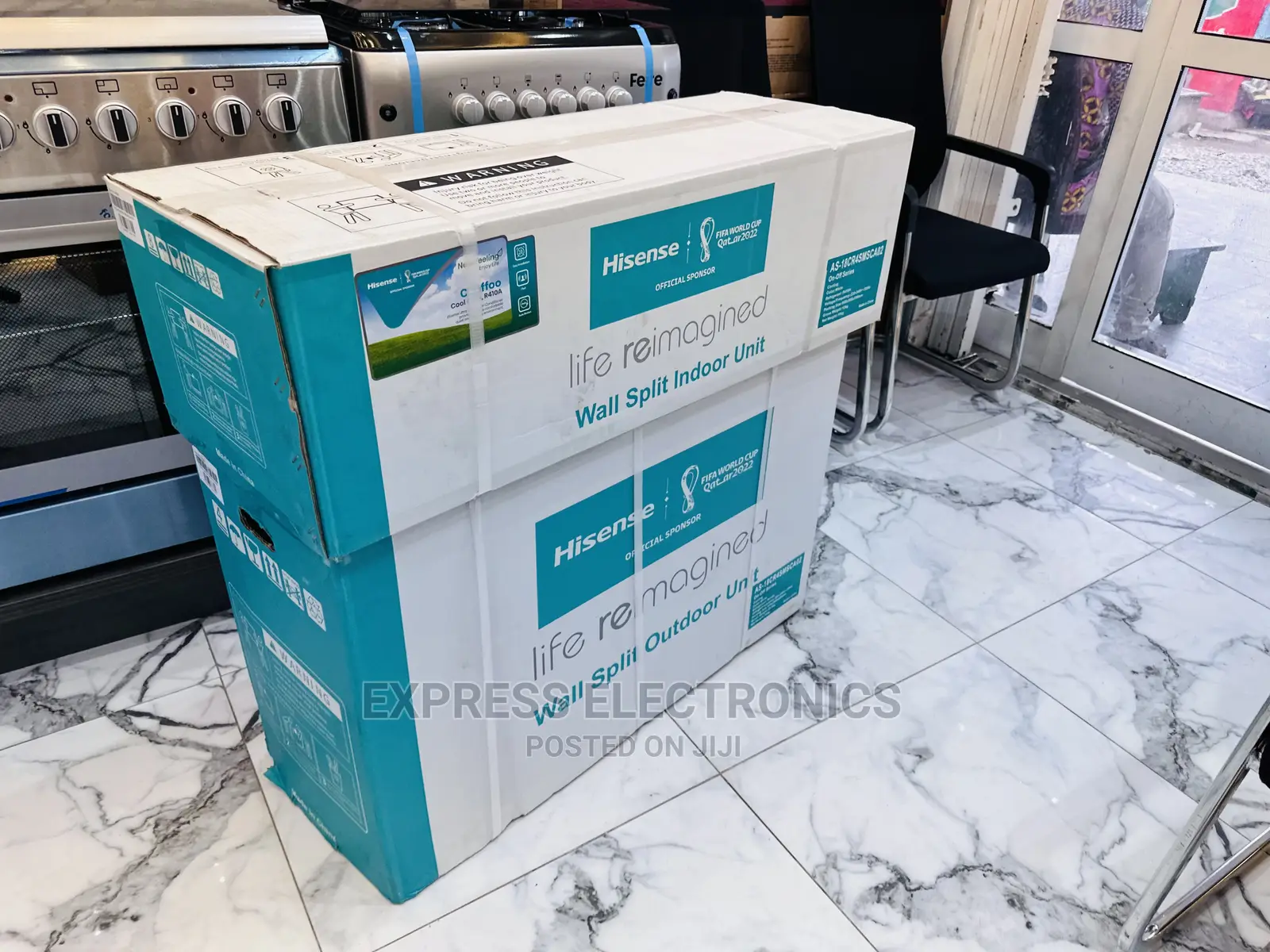 2.5hp Split R410 Gas Hisense White AC Tremendous Work
