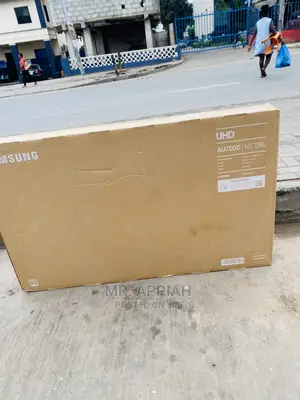 Shop Samsung 55” Uhd Crystal Smart Led Tv Ua55au7000,Black.