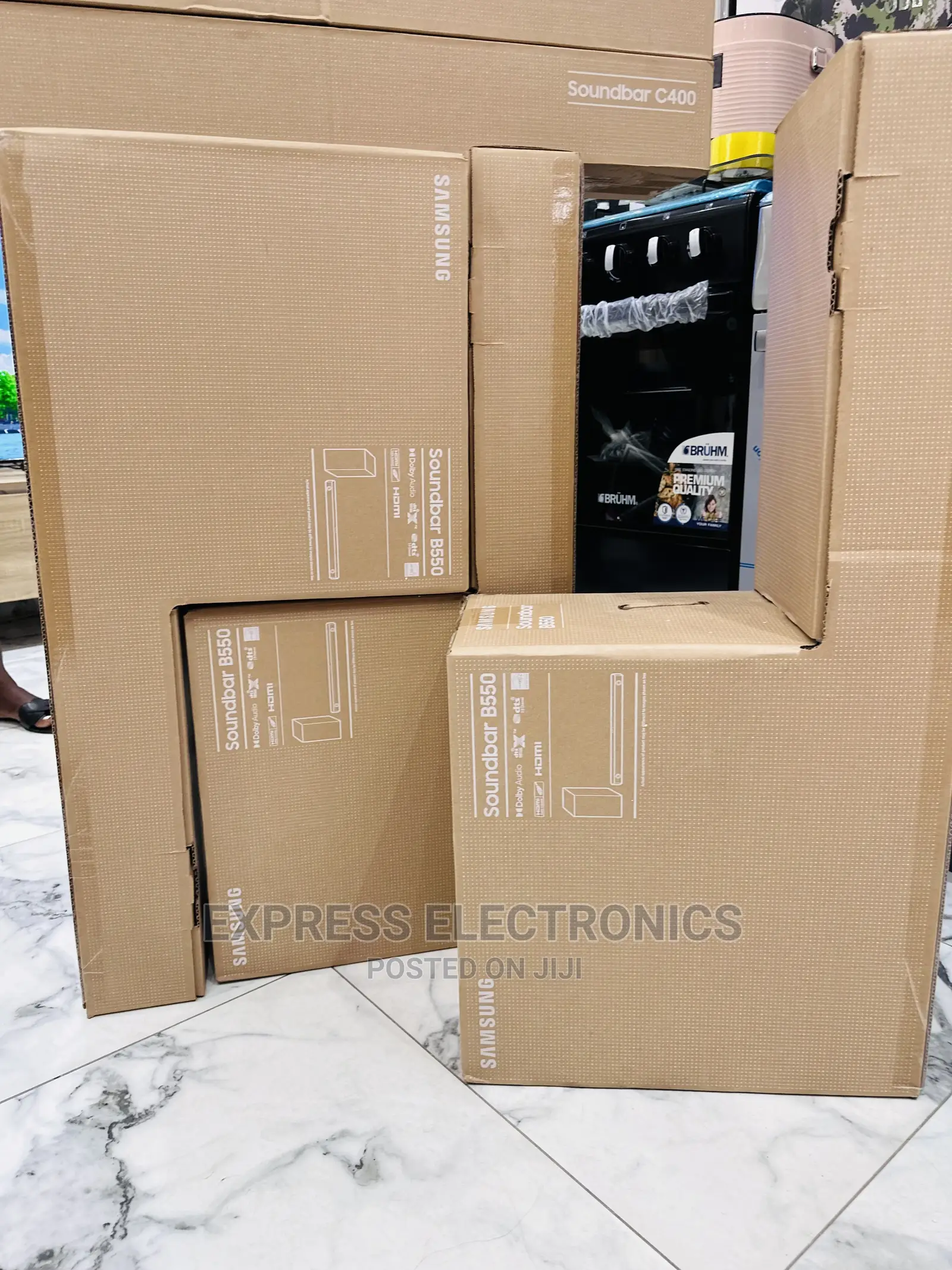Built in Center Speaker Samsung B550 Soundbar With Woofer