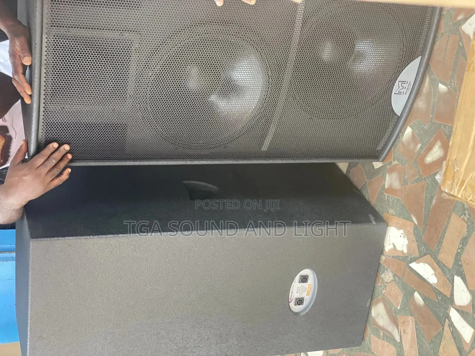 Martin Audio 2x15 Full Range Speakers - Pair