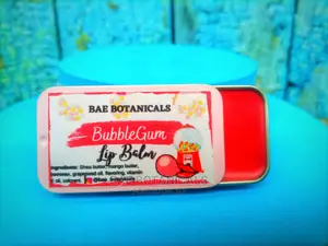 Vintage Tin Lip Balm With Vitamin E - Bubblegum Flavor