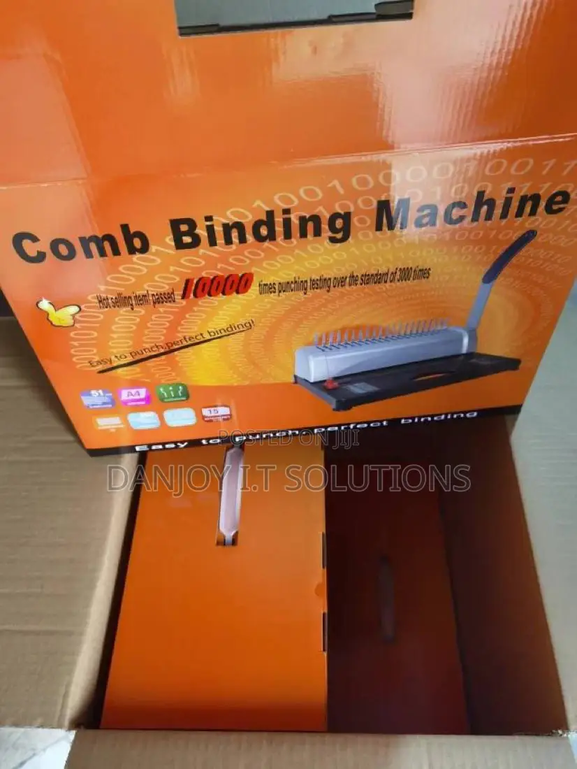 Comb Binding Machine