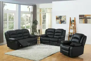 Recliner Sofa Leather 3+2+1 Bonded Reclining Lazyboy