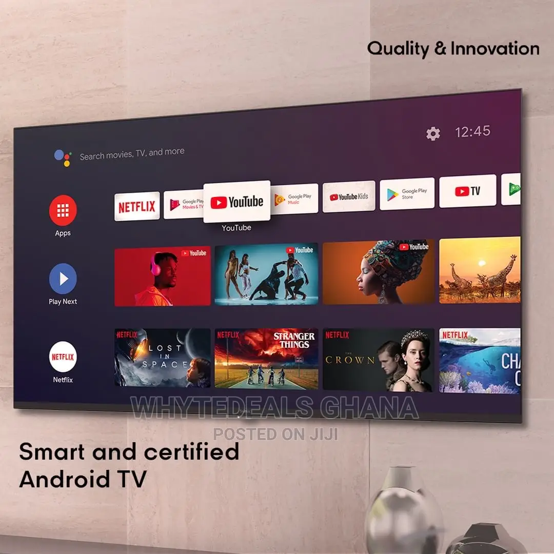 Syinix 43" Smart Android Led Tv| Netflix| Youtube| Japan Brand| 2026