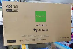Syinix 43" Smart Android Led Tv| Netflix| Youtube| Japan Brand| 2026