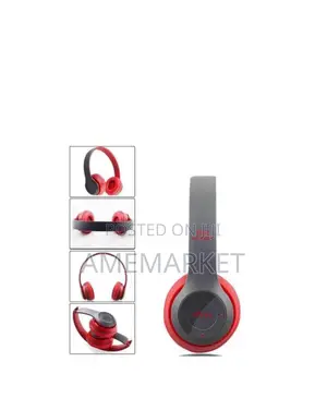 P47 Bluetooth Gaming Headset With Mic Supports SD Card
