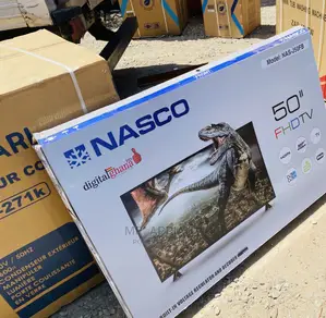 Original New Nasco 50 Inch Digital Satelite LED Tv(Black)