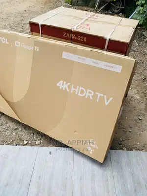 Original New TCL(55P735) Smart HDR Google Tv,Black 