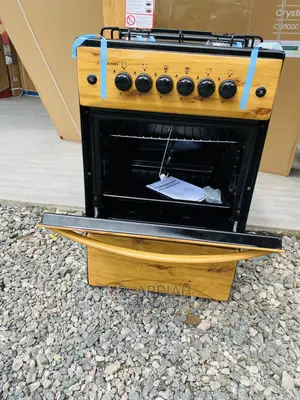 Rotisserie Function Volcano 4gas Cooker(Light Wooden)