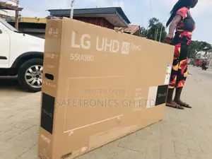 55 Inches Glossy Lg UQ80 Clear Smart UHD Tv