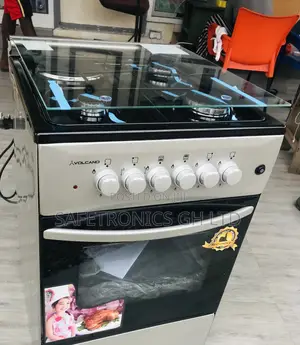 Neat 3 Gas Cooker 50x50 1 Electric Oven With Grill Volcano