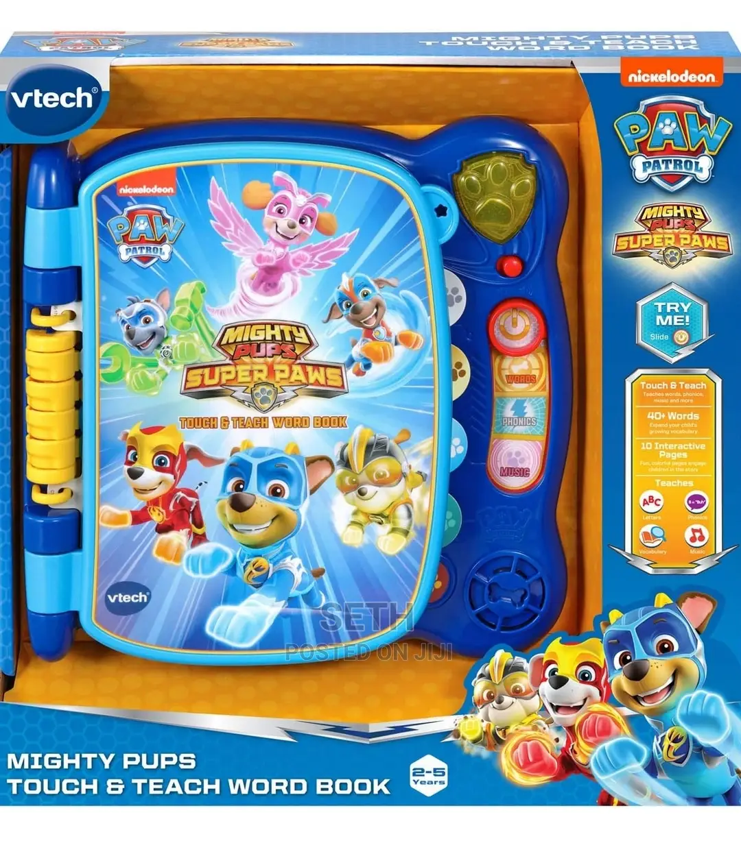 Children Kids Vtech PAW Patrol Mighty Pups Touch and Teach