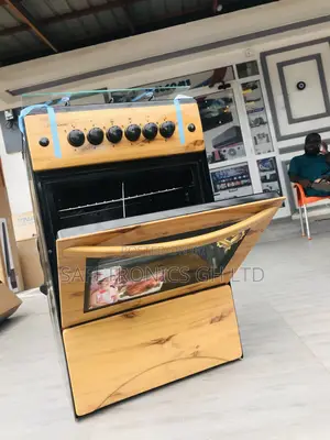 Great Volcano 4 Gas Oven With Grill Light Wooden 
