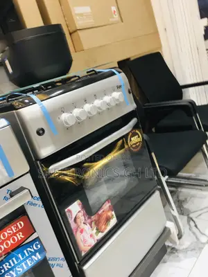 Original Ferre 4 Gas 50x50 Oven With Grill Sliver