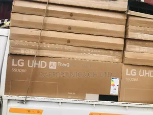 AI UHD Smart LG 55 Inches LED Glossy UQ80