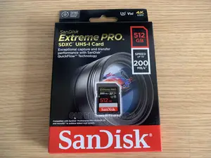 Sandisk 512gb Extreme Pro Uhs-I SDXC Memory Card