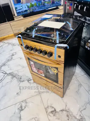 Ultimate Gas Cooker Oven Grill 4burner Stove Light Wooden