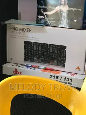 Behringer Pro Mixer Vmx1000usb 5-Channel Dj Mixer
