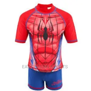 Kids Boys Swimming Costume Swim Wear Spiderman