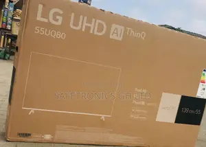 Glossy LED UQ80 Lg Smart 55 Inches UHD Tv