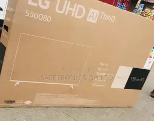 Design Lg UHD 55 Inches Glossy LED UQ80 Smart Tv