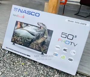 New Nasco 50 Inch Uhd Smart LED Tv(Black) 