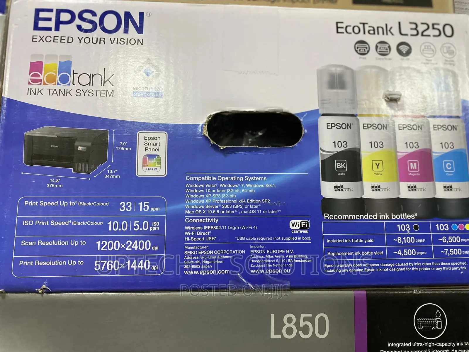 Epson L3250 Wireless Printer