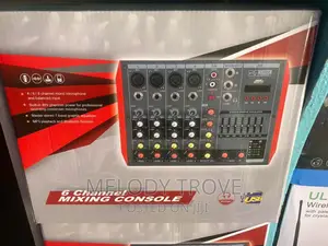 6-Channel Mixing Console (Powered) With MP3 Playback and BT