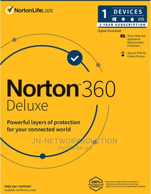Norton 360 Deluxe 1 Device 3 Year Windows/Mac/Android/Ios